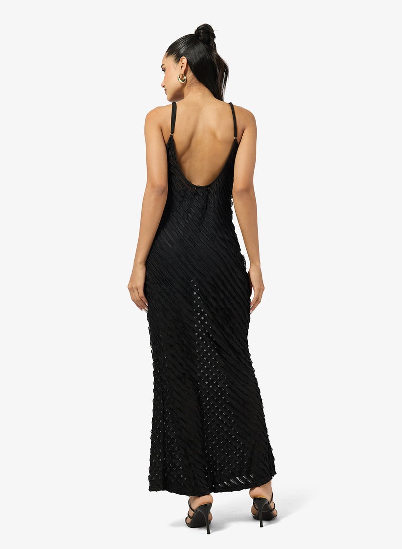 Ginger Strappy Baby Frill Slip Dress - Image 2